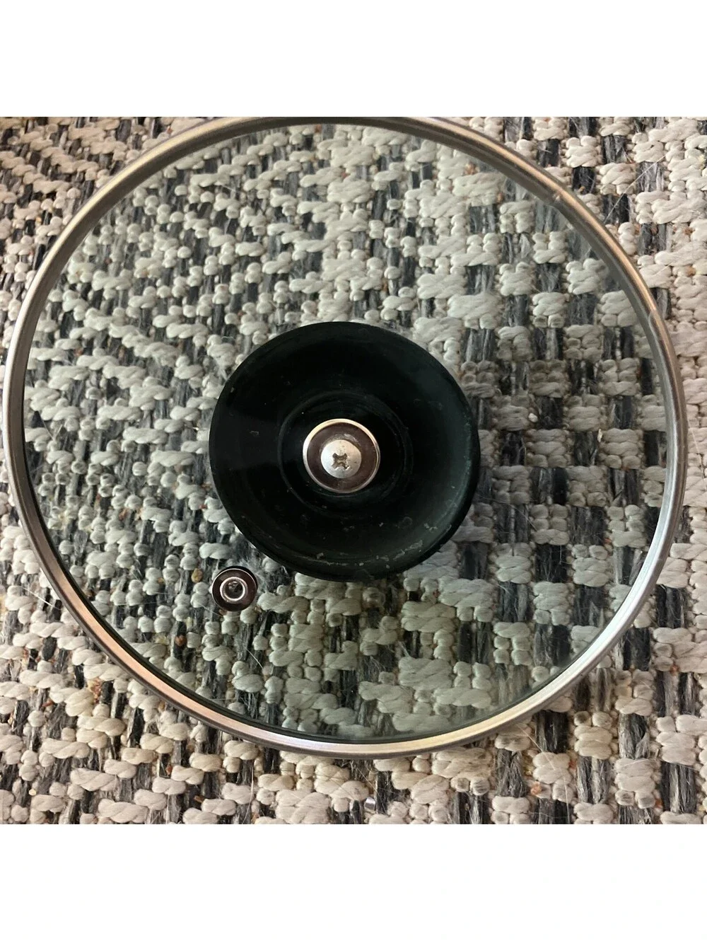Tramontina Glass Replacement Saucepan Lid, 5 1/4”, Black Knob